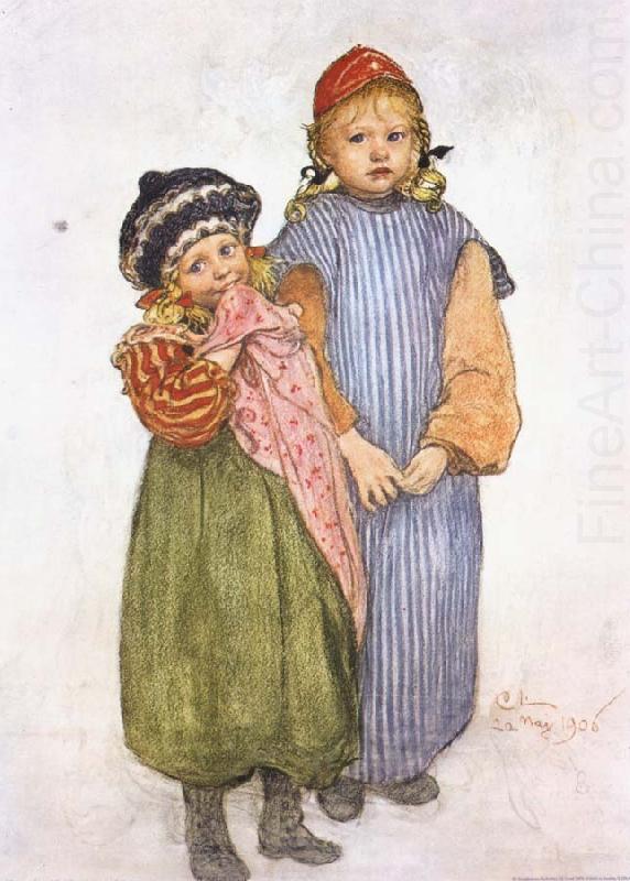 Carl Larsson Carpenter Hellberg-s Children china oil painting image